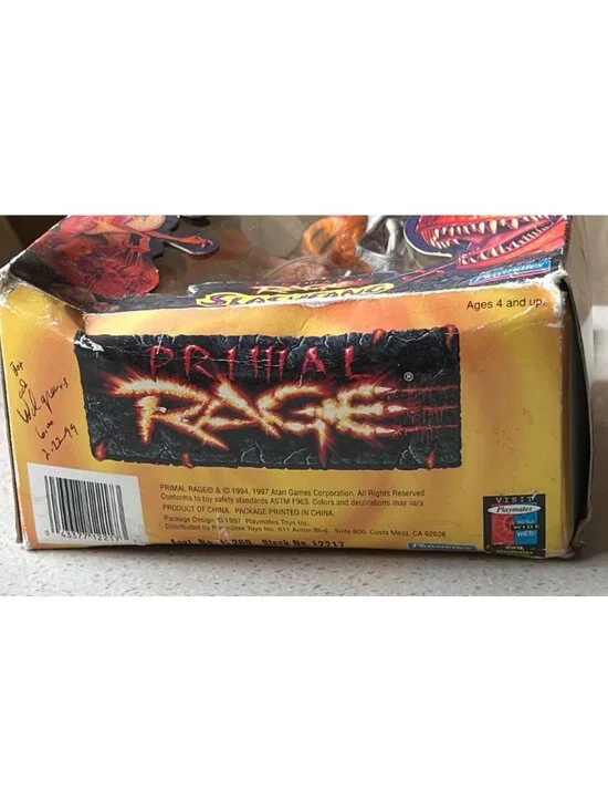 Playmates Primal Rage Slashfang Action Figure Sabretooth Strike Attack 1997 NRFB - Picture 6 of 10